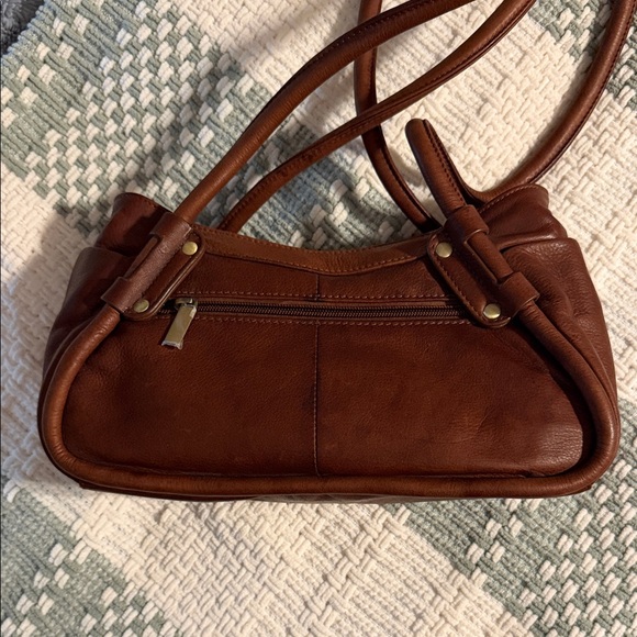 Women’s Vera Pelle genuine leather shoulder bag - Picture 4 of 10